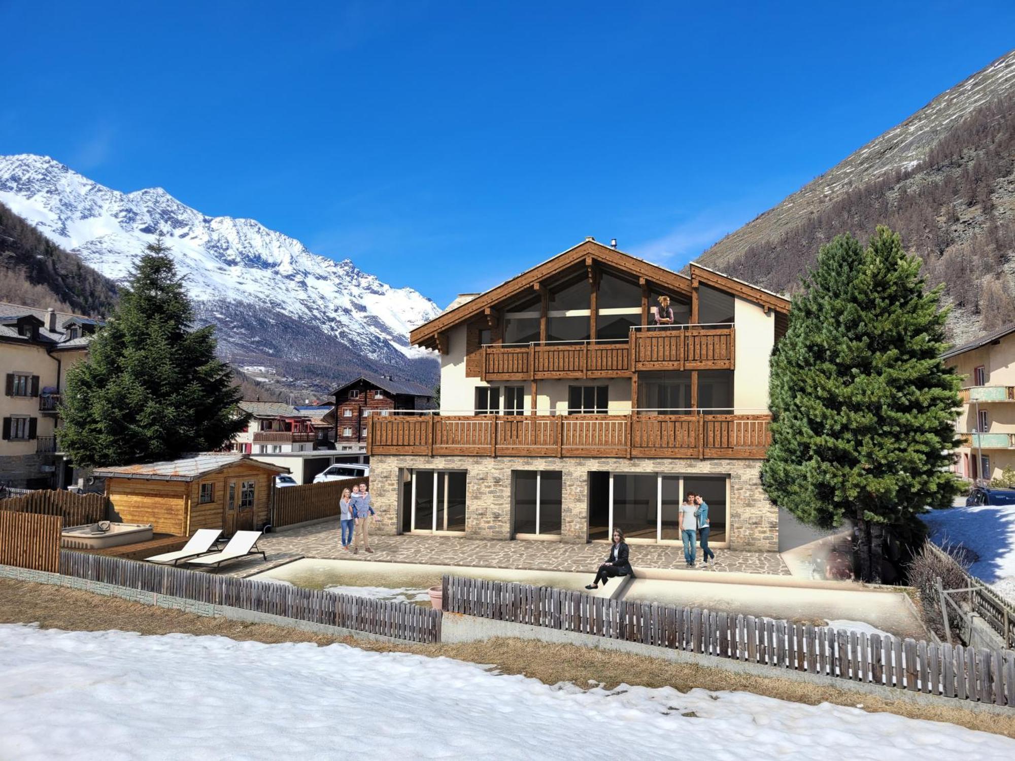 Chalet Wiesengrund Edelweiss 6P Saas-Almagell Εξωτερικό φωτογραφία